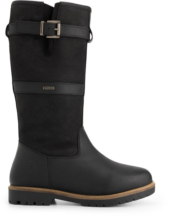 Travelin' Gronvik Damen – Outdoor-Stiefel – Mit Wolle gefüttert – Schwarz