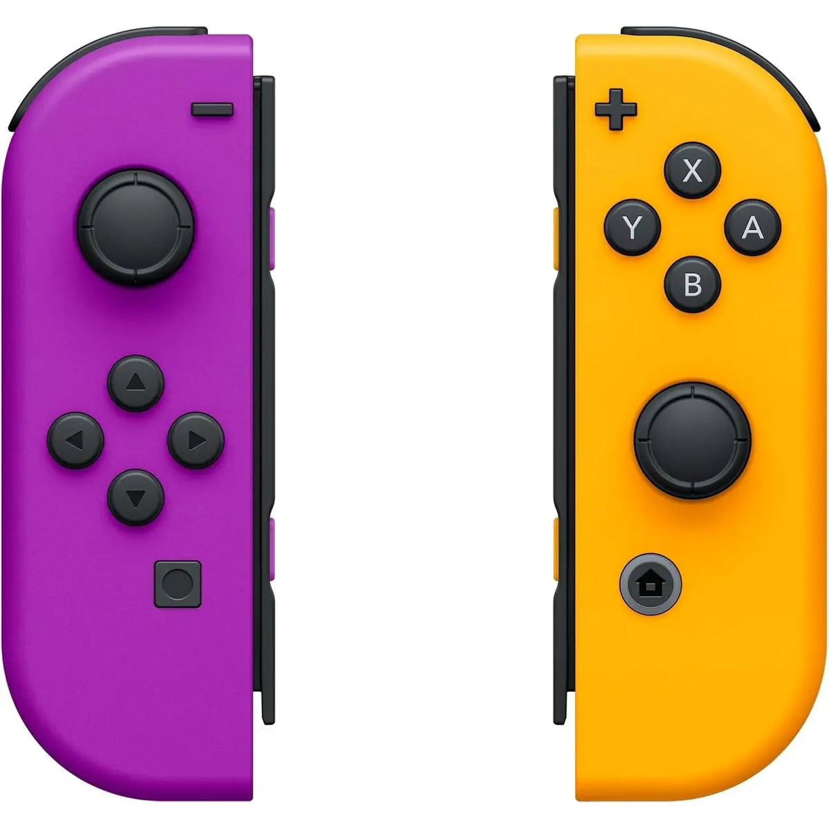 Nintendo Switch Joy-Con-Paar – Neon-Lila/Neon-Orange – Mit 2 Handschlaufen