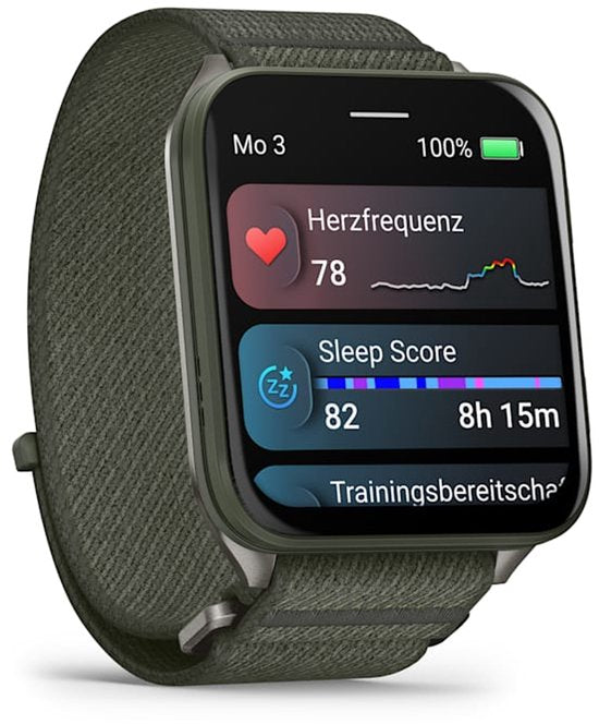 Garmin 010-02980-03 Venu X1 AMOLED Titanium Rückseite – Smartwatch