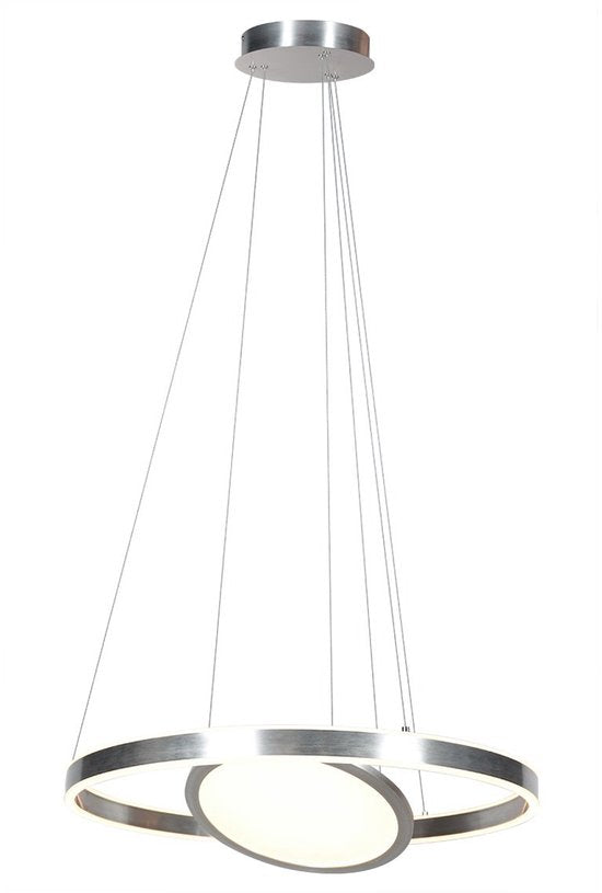 Hängeleuchte Ringlux 3514ST aus Stahl, 60 cm, höhenverstellbar – Steinhauer Moderne Innenbeleuchtung