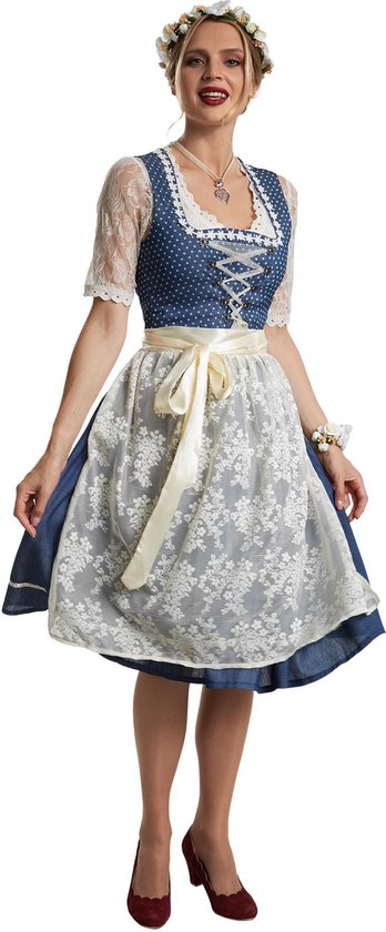 Dressforfun - Midi-Dirndl Kleinwalsertal - Modell 2 XXL - Kostüm - 304644
