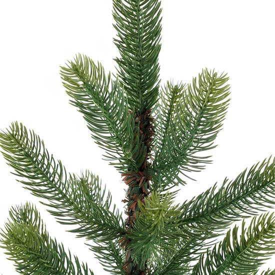 Black Box Trees Nagoya Kunstweihnachtsbaum H120 x Ø50 cm – Weihnachtsbaum für den Innenbereich – Kunstbaum mit 212 PE-Tannenzweigen – Schlankes Modell Ø60 cm – Grün