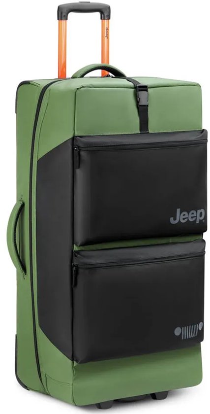 Jeep J0274026013 82 cm 95 l Reisetasche mit Rollen, grün, 2XL