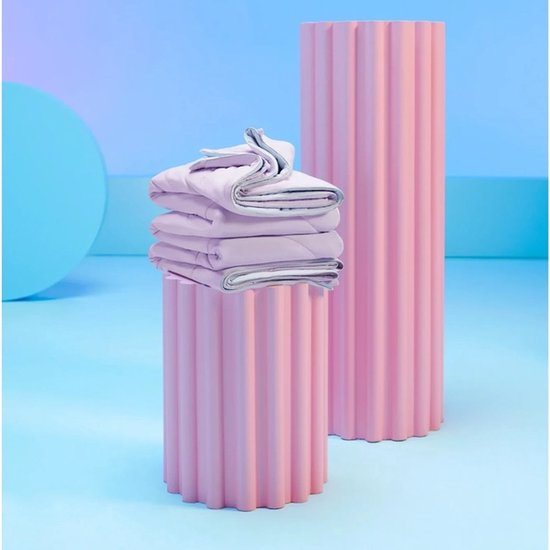 Cloudpillo Kühldecke – Kühldecke 200 x 200 cm – Soft Lilac – Beidseitig kühlend – Sommerbettdecke ohne Bezug – Immer kühl schlafen