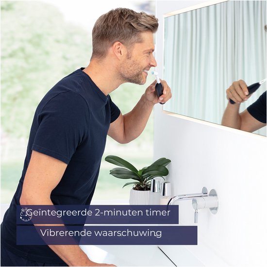 Beurer TB 50 Elektrische Zahnbürste - 3 individuelle Programme: Clean, Sensitive & White - Akkulaufzeit bis zu 45 Tage - Inkl. Aufbewahrungsbox, Ladegerät, Netzteil und 5x Bürstenköpfe - Timer - Im Test gut bewertet - 3 Jahre Garantie