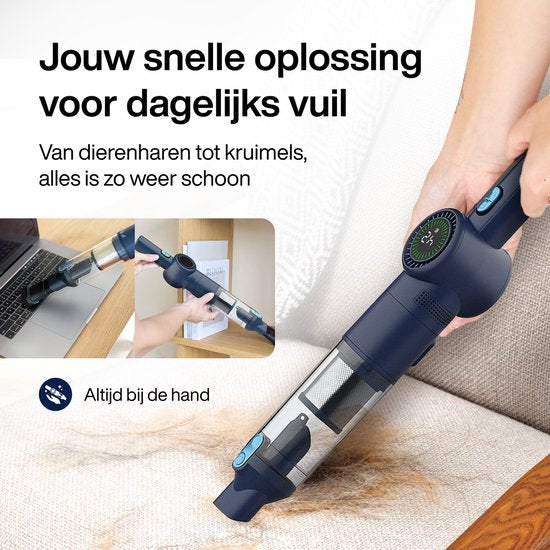 Dustbuster NanoDetect Pro Kabelloser Staubsauger - 120W - Leistungsstarker Handstaubsauger - Kabellos - Auto-Staubsauger - Samako