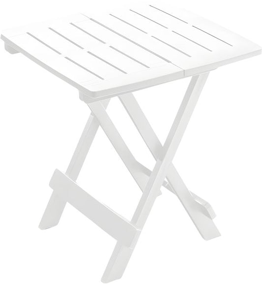 Pro Garden Klapptisch / Camping-Tisch aus Kunststoff 45 x 43 x 50 cm Weiß