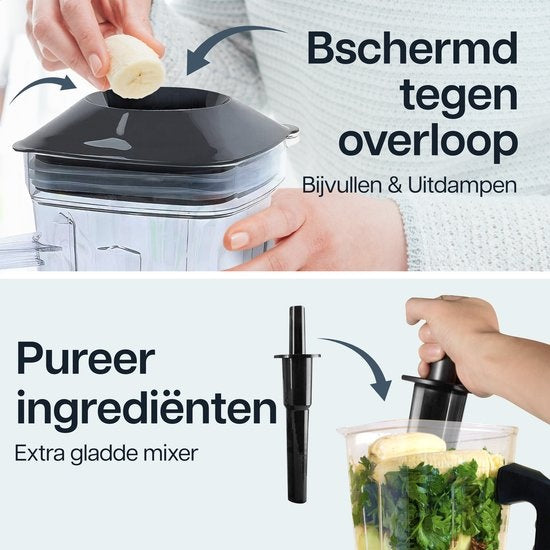 ProTrue - Extreme Blender - Smoothie-Mixer - Fruchtmixer - 2L - 2000W