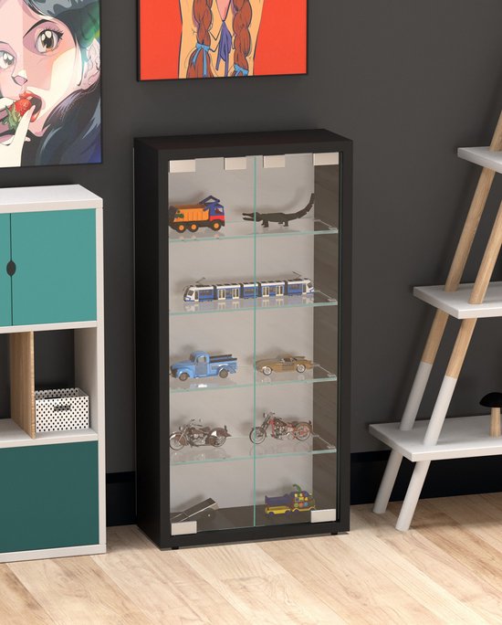 Vitrine stehend hängend Wandvitrine - 40 x 60 x 12 cm