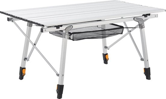 Faltbarer und klappbarer Campingtisch Picco - Aluminium - 90 x 50 x 67 cm