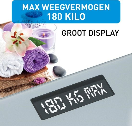 Grundig Waagen - Digitale Personenwaage - von 2 kg bis 180 kg - Grau