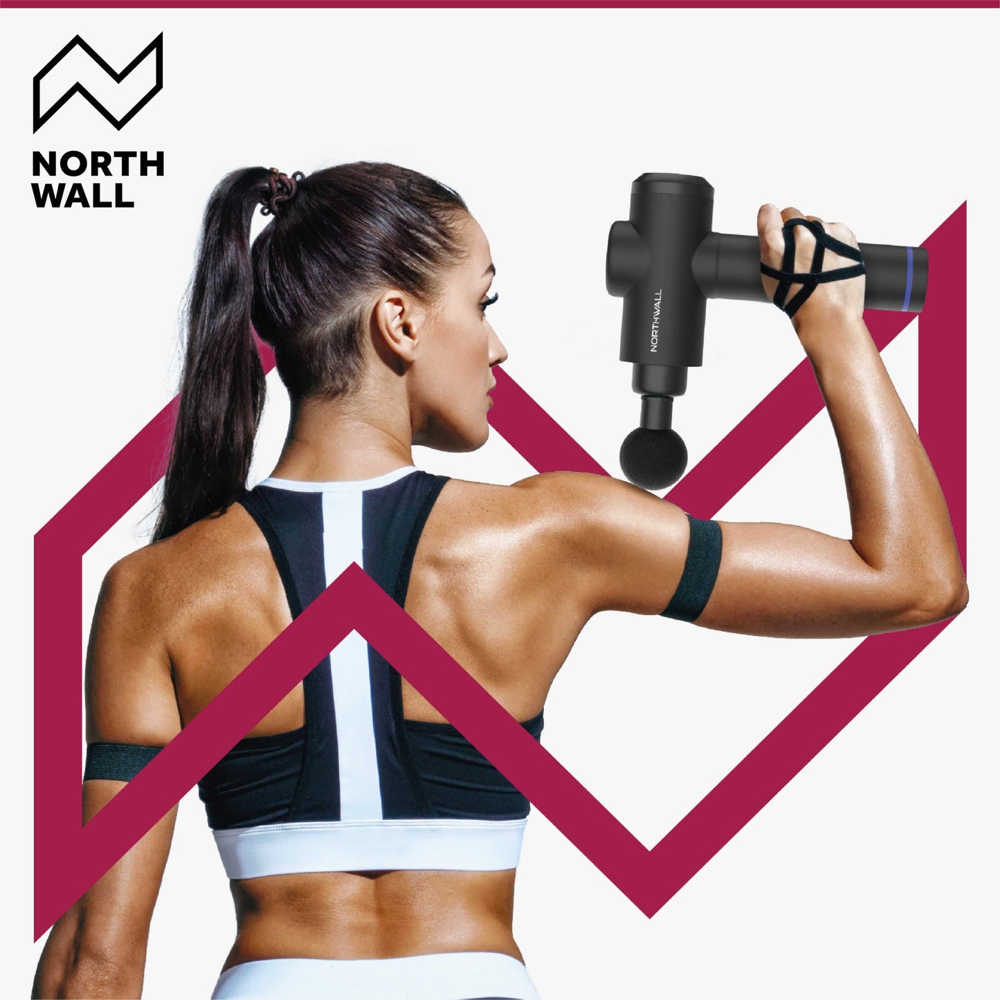 Northgun Prime mit Wärmemassagekopf - 30 Stufen - Schwarz