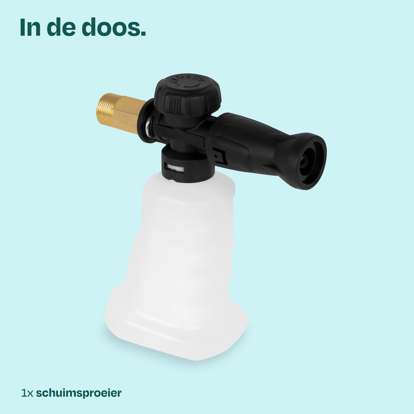 VONROC Schaumsprühdüse Schaumkanone 350 ml – für den Hochdruckreiniger V25-3 (PW515AC)