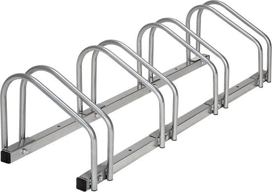 tectake - Fahrradständer 4 Fahrräder - Fahrradständer - Stahl - stabil - 402378