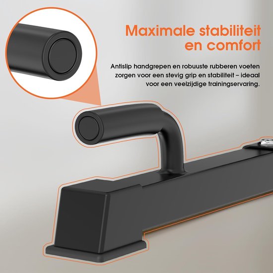 DH FitLife Dip Bars | Dip Stand Station | Power Station Fitnessgeräte für Zuhause | Parallettes Calisthenics Trainingsgeräte | Individuell einstellbare Höhe für Krafttraining