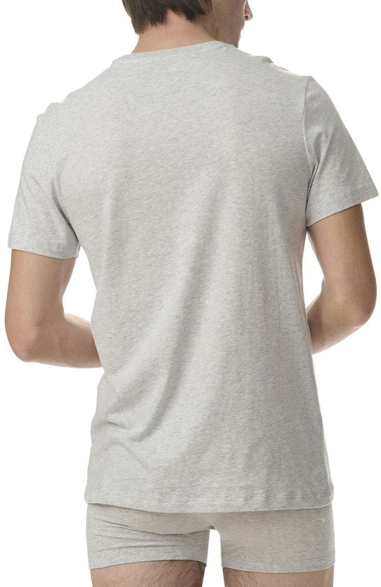 adidas Sportswear 3er-Pack T-Shirt mit Rundhalsausschnitt – Active Core Cotton – Unterhemd für Herren – schwarz/weiß/grau meliert