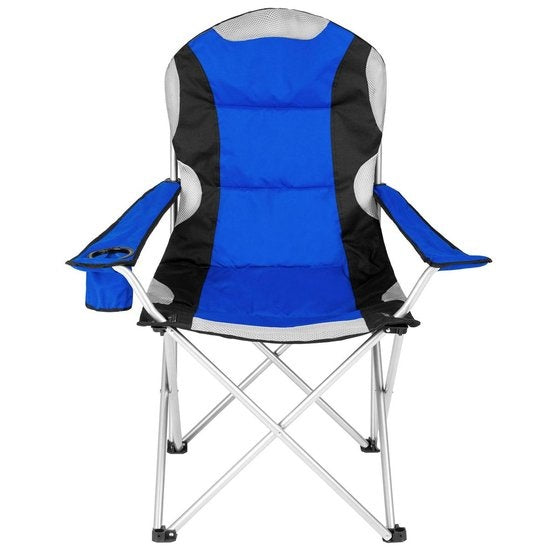 tectake Chair Basic Campingstuhl - Blau;Schwarz