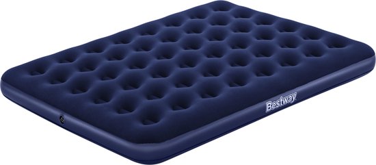 Bestway Pavillo Luftmatratze mit beflockter Oberfläche – Queen-Size – 203 x 152 x 22 cm – 67003 – Blau