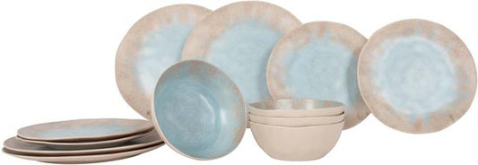 Gimex Stone Line Geschirrset – Beige – 12-teilig
