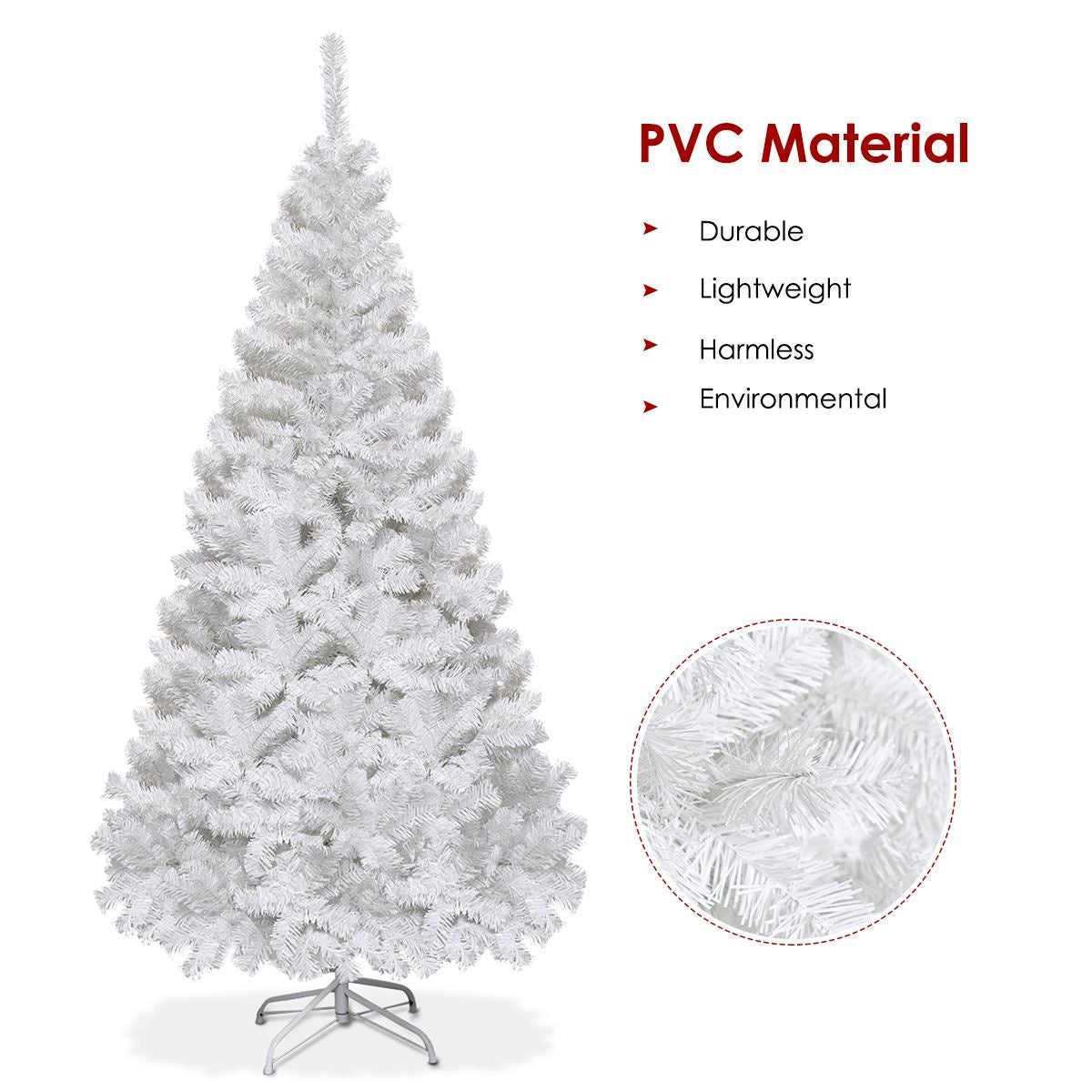 Künstlicher Weihnachtsbaum Coast - 180cm - 650 Zweige - Weiß