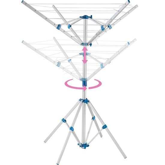 tectake - Mobiler Wäschetrockner - 102 x 102 x 173 cm - 402720tectake -