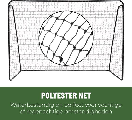 Umbro Fußballtor – Fußballtor 300 x 120 x 205 cm – Großes Fußballtor – Spielgerät für Kinder und Erwachsene – Schnelle Montage – Fußball-Trainingstor – Metall – Schwarz/Gelb