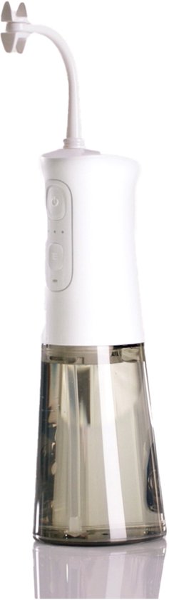 CorpCare MiracleSmile Elektrische Munddusche – Wiederaufladbar, einstellbarer Wasserdruck, H-förmiger Reiniger, kompakt und wasserdicht, ideal für empfindliches Zahnfleisch