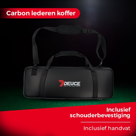 7DEUCE Poker Set - Starter Set - 300 Chips - Stoff - Pokerchips - Poker - Erwachsene