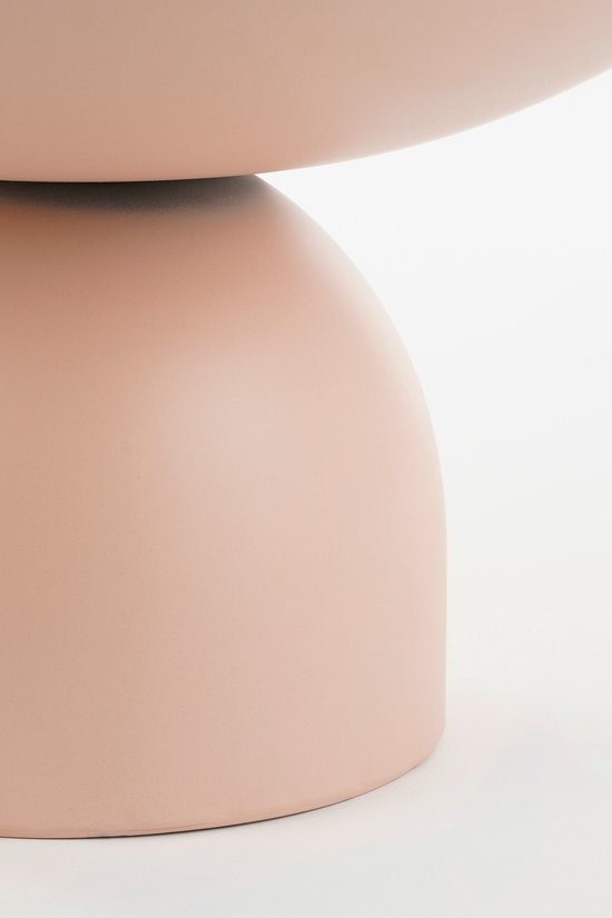 Mica Decorations Celise Beistelltisch - H28 x Ø47 cm - Metall - Hellrosa