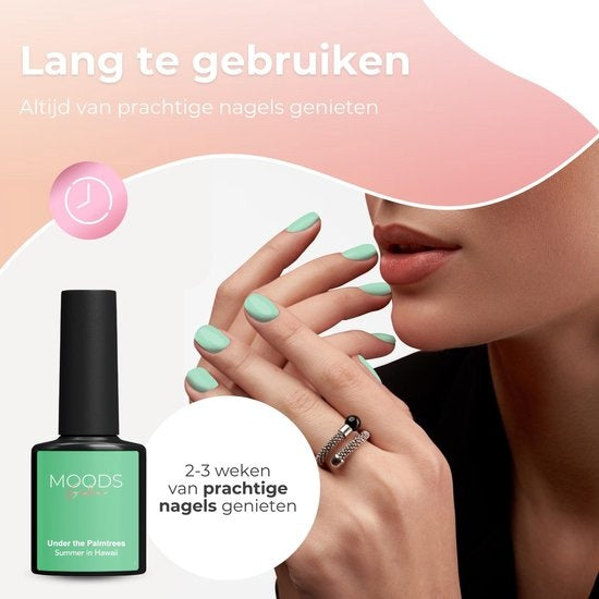 Moods Gel Polish 6-teiliges Set - Gel-Nagellack - 8ML - Sommer auf Hawaii - Gellack - Nägel - Gel Polish Starter Pack - Pastellfarben