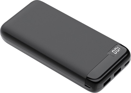 Drivv. Powerbank 20.000 mAh - Inklusive 100w-Ladekabel - 22,5W Schnellladegerät - Quick Charge USB 3.0 - USB C - Geeignet für Samsung / iPhone / mehr - LED - Schwarz, u.a.