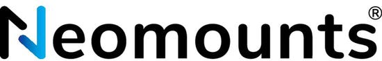 Neomounts BEAMER-W100SILVER Projektor-Wandhalterung – universell – Tiefenverstellung 73–123 cm – silber