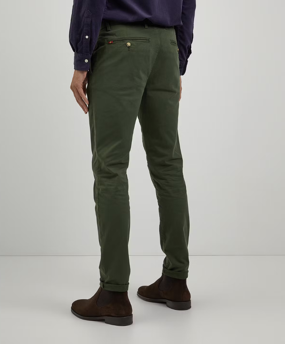 McGregor Chino Modern Fit - Tannengrün - W30 L34 - Herrenhosen