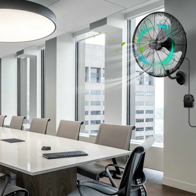 Coast Fan - Ø56 cm - Oszillierend - 1300 RPM - 3 Stufen - 56 x 42 x 68 cm - Schwarz