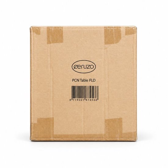Ceruzo Klappbarer Weintisch – Bambus – Ø 30 cm – 4 Weinglashalter – Snackbrett