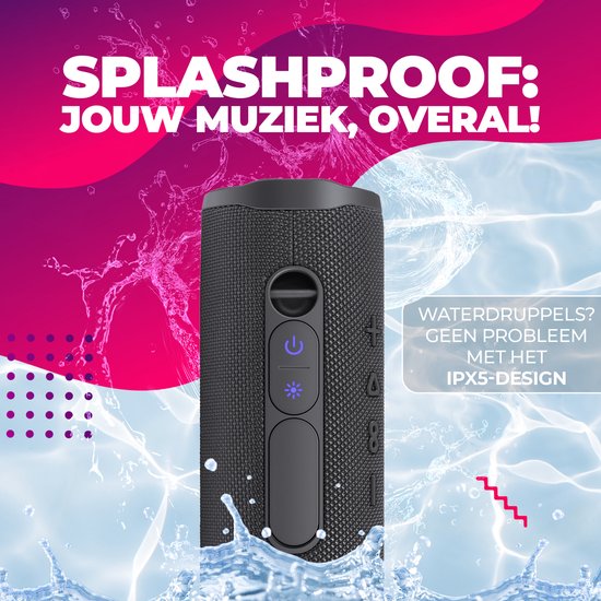 Denver Bluetooth-Lautsprecher, kabellos – Lichteffekte – Musikbox – AUX – TWS-Kopplung – BTV223B