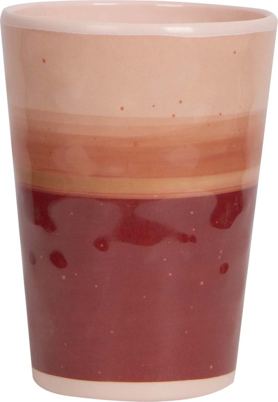 Bo-Camp – Becher – Halo – 400 ml – 4 Stück – Melamin – Terra