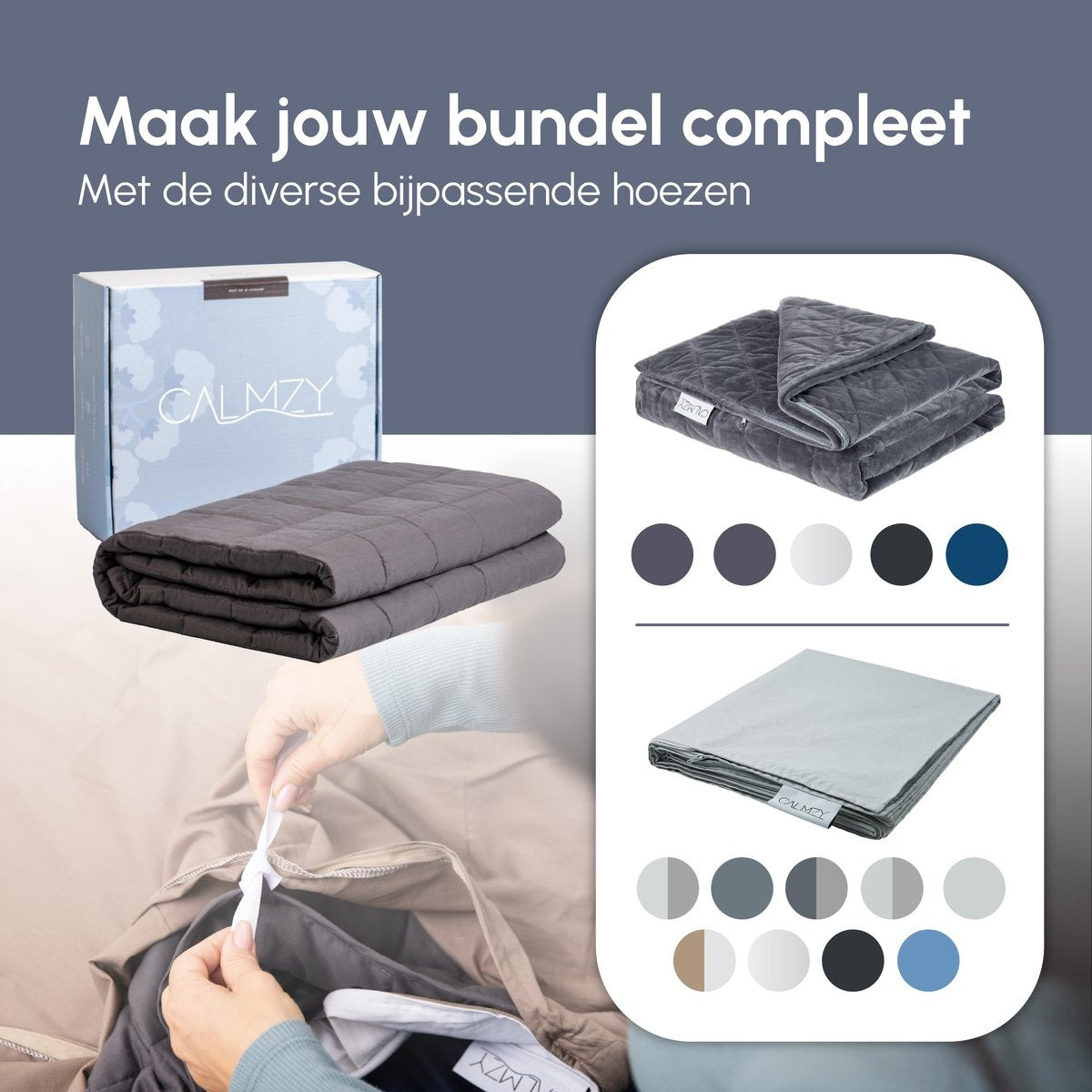 Calmzy Kids Superior Chill Kuscheldecke Decke dunkelgrau
