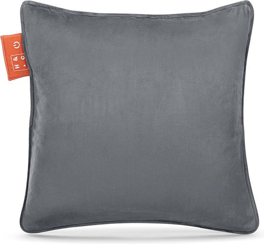 Home&Comfort - Kabelloses Wärmekissen - Velvet Grey - Wiederaufladbar