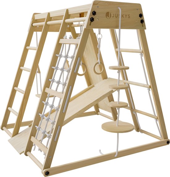 Maxi-Kinderspielplatz - Mit Rutsche - Natürliche Spielgeräte