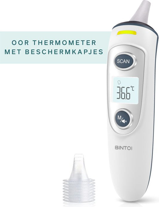 BINTOI X210 - Ohr-Thermometer - Fieberthermometer - Temperaturanzeige