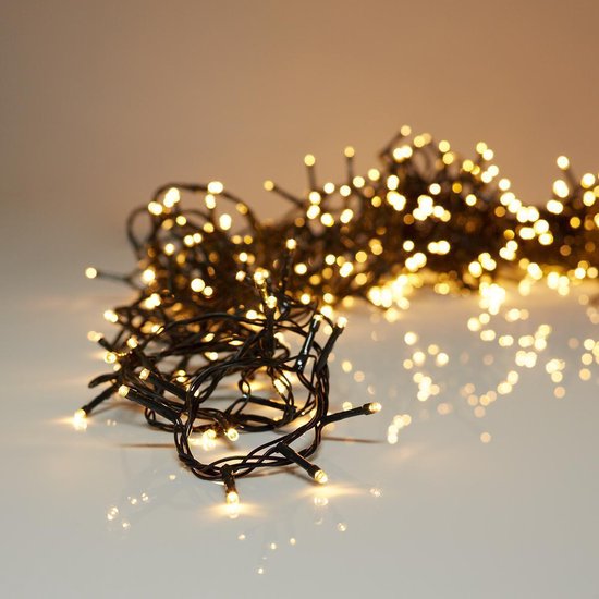 Weihnachtsbeleuchtung, Lichterkette – 40 LED-Lämpchen – warmweiß – 300 cm – Weihnachtslichter
