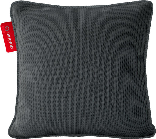 Auronic Wärmekissen - Gestrickt - 45x45 cm - Kabellos - Wiederaufladbar - Elektrisch - Infrarot - Grau