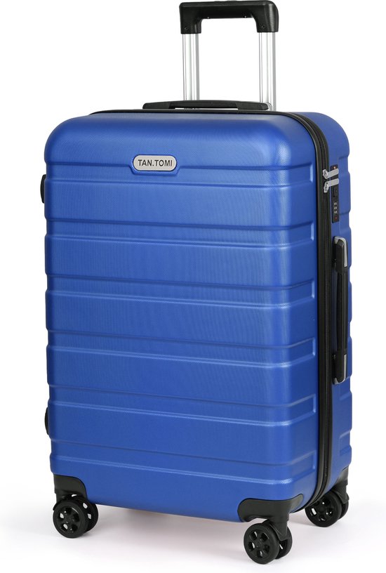 TAN.TOMI Reisekoffer 65 l – Hartschale aus ABS – 4 Rollen – TSA-Zahlenschloss