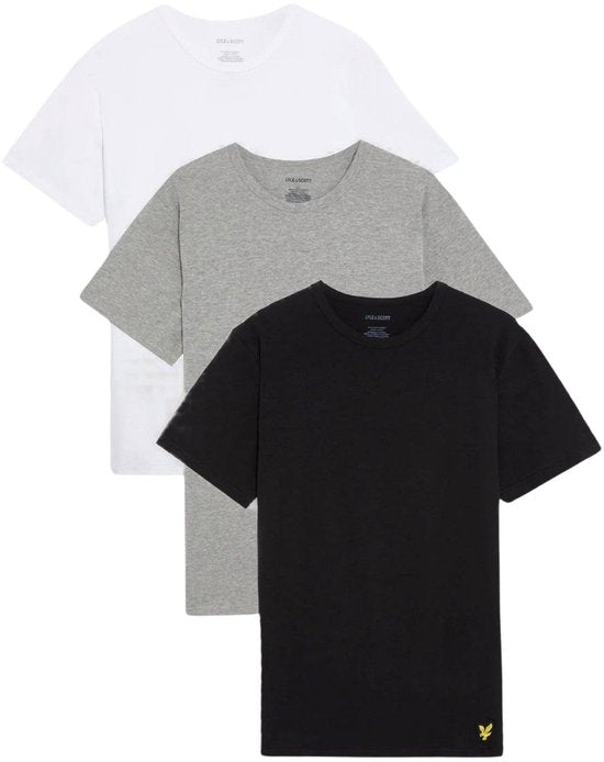 Lyle & Scott Basic Lounge-Shirt für Herren (3er-Pack) – Größe XXL