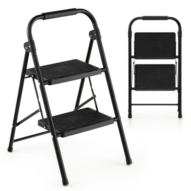 Coast Küchenleiter - 2 Stufen - Max 265 kg - 47 x 39 x 71 cm - Schwarz