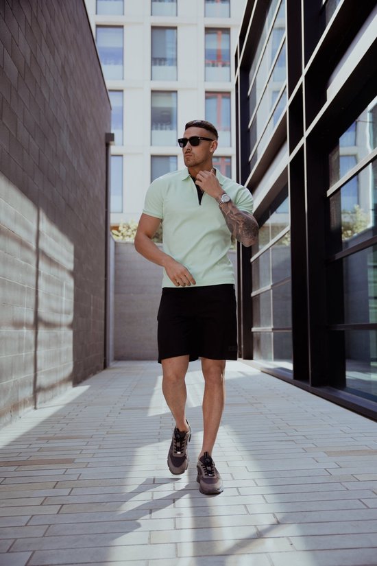 AB Lifestyle - Platinum Polo | Pastellgrün - Herren - Größe: S