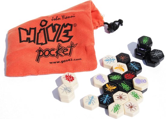 Hive-Reisespiel im Taschenformat – inkl. Erweiterungen „Mücke“ und „Marienkäfer“
