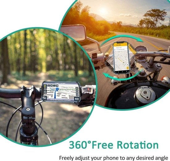 GarpexÂ® Handyhalterung Fahrrad - Handyhalterung Motorrad - Smartphone-Halterung Fahrrad - Mountainbike - Motorrad - Universal Handyhalterung