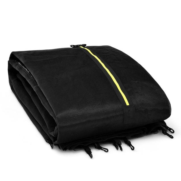 Coast Durchmesser 305 cm Trampolin Sicherheitsnetz für Gartentrampoline Ersatznetz mit Reißverschluß und Schnallen 6 Stangen Netzhöhe 180 cm